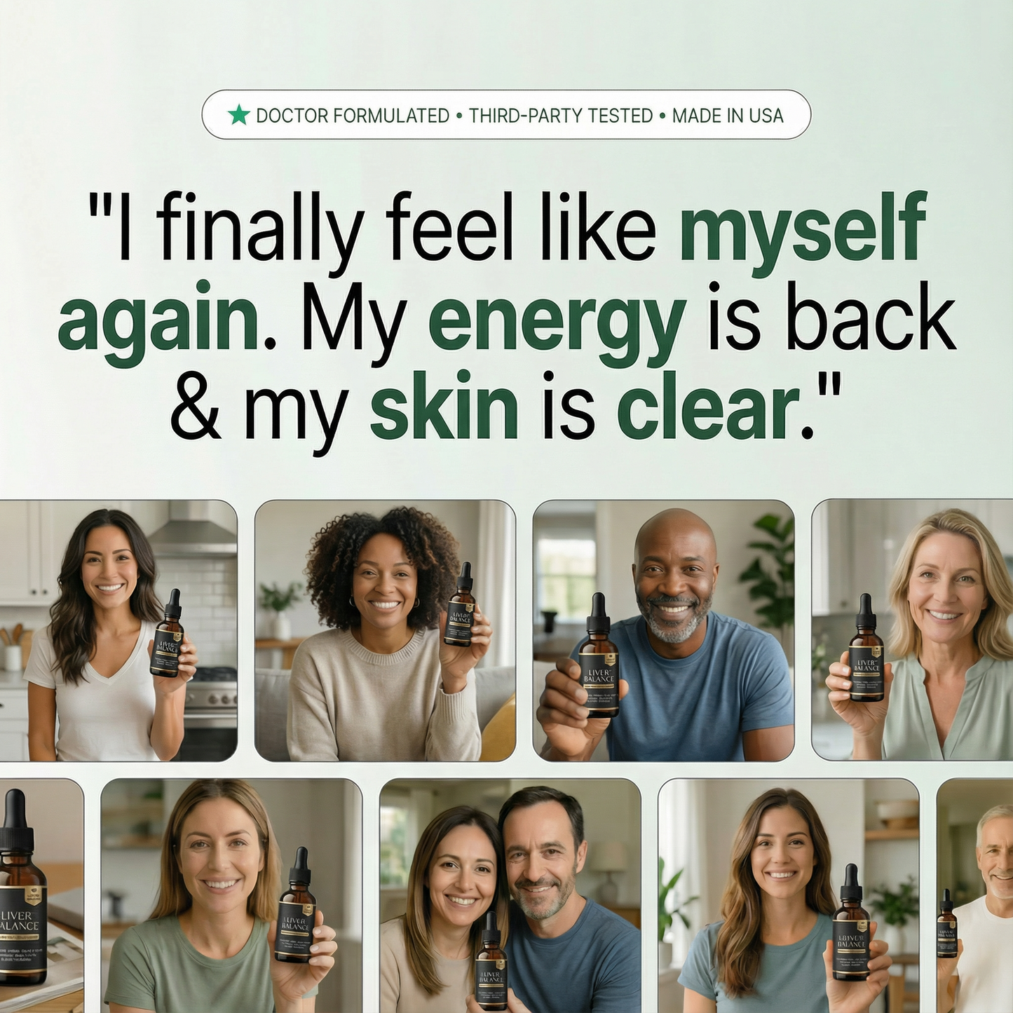 Clinical-Dose Liver Support & Detox Drops |  7-Ingredient Liver Balance Formula